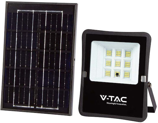 V-TAC Wasserdicht Solar LED Flutlicht 6W Natürliches Weiß 4000K mit Fernbedienung IP65
