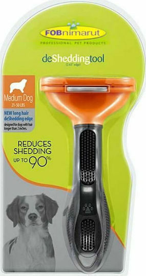Haustiere Kamm Mittel / Groß für langhaarige Hunde zur Haarentfernung Orange