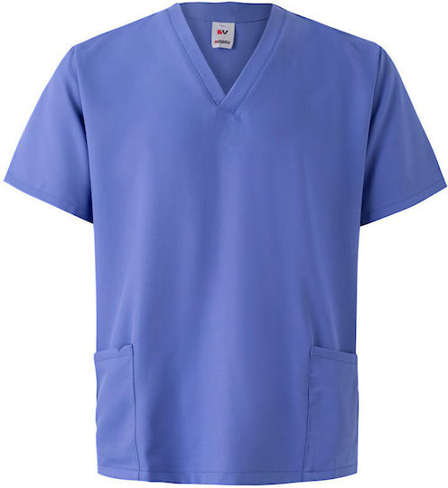 Velilla Unisex Ιατρική Μπλούζα Μπλε