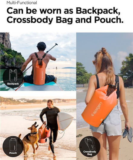 Spigen AquaShield A630 Waterproof Bag Backpack Orange