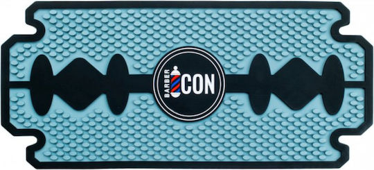 Barber Icon Mat Razor Blade Πατάκι Πάγκου Αντιολισθητικό Κομμωτηρίου