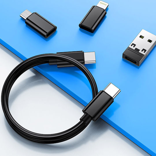 Moxom Regulär USB zu Blitzschlag / Micro-USB Kabel 3A 1m (103930)
