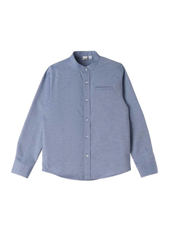 Kids Shirt Long Sleeve Blue