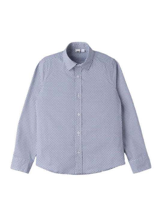 Kinder Hemd Langarm Blau
