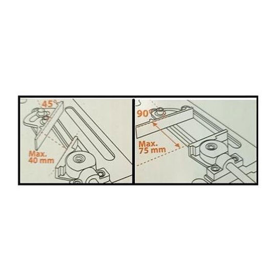 Tactix 330083 Power Tool Stand Winkelschleifer 125 mmmm