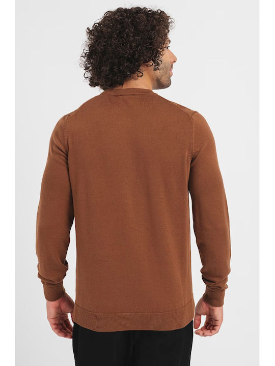 Hugo Boss Men's Long Sleeve Sweater Brown