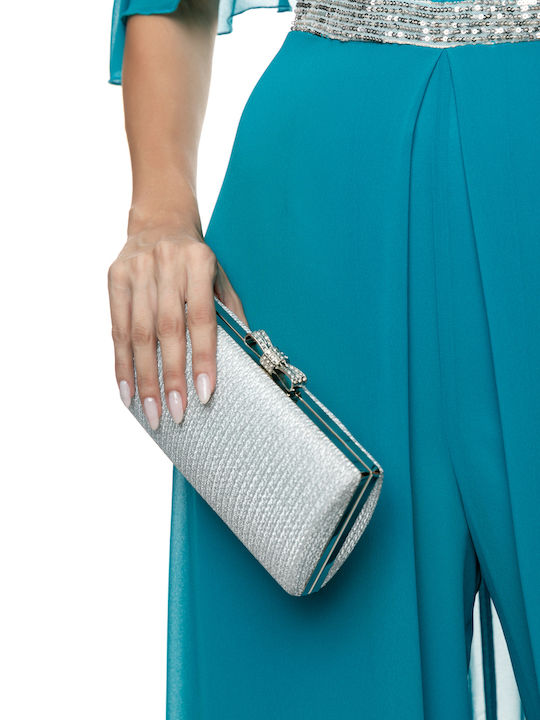 Women's Bag Clutch Silver