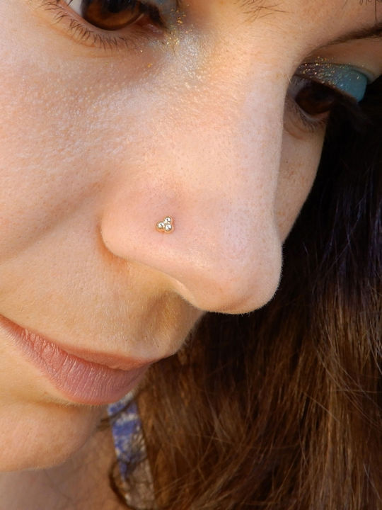Polytimo Nose Piercing from 14K Gold
