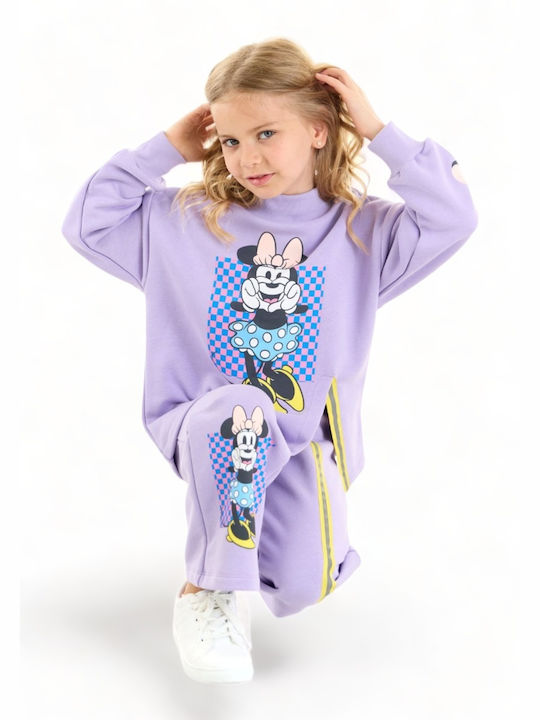 Disney Kids Sweatpants Set Lilac 2pcs Minnie Mouse