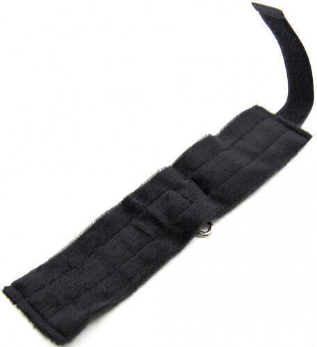 Set zur Bettfesselung in Schwarz Farbe