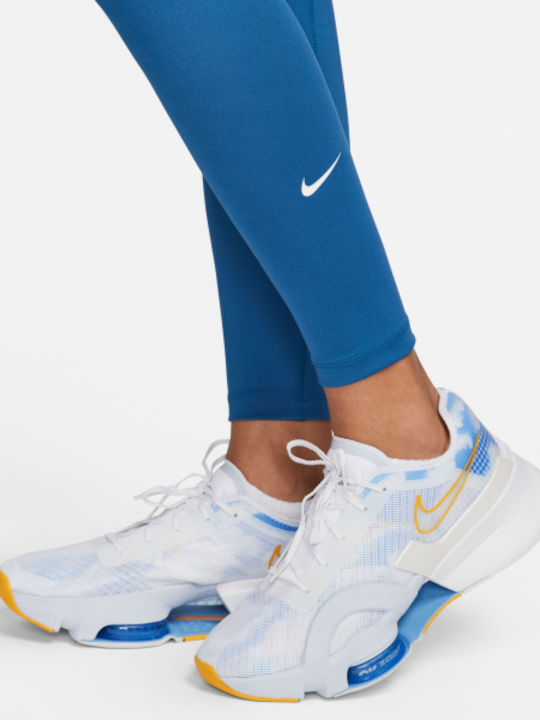 One Women's Long Training Legging Blue