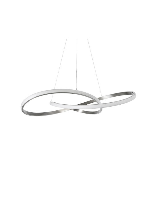 GloboStar Dexter Pendant Light Silver 73x73x16cm