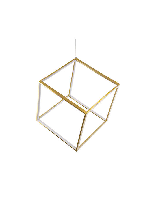 GloboStar Kiboo Hängelampe Gold 40x40x40cm.