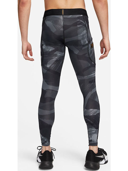 Nike Pro Dri-FIT Мъжки Спортни Клинове Дълга Черен Nike Pro Dri-FIT Мъжки Спортни Клинове Дълга Черен