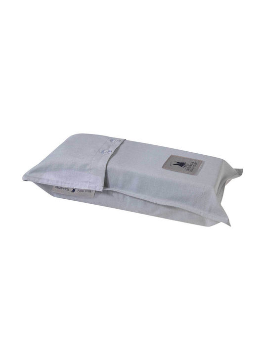 Greenwich Polo Club Bettlaken Super-Doppel mit Gummiband 160x200+35cm. 2506 Gray