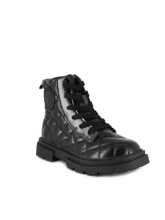 Primigi Kids Leather Anatomic Boots Black