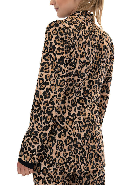 Dolce Domenica Γυναικείο Σακάκι Animal Print
