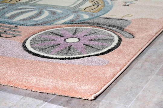 Tzikas Carpets Παιδικό Χαλί Ροζ 133x190cm