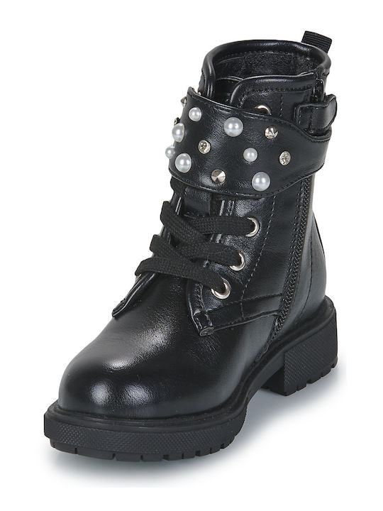 Kids Boots with Zipper Black