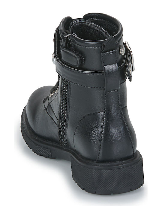 Kids Boots with Zipper Black