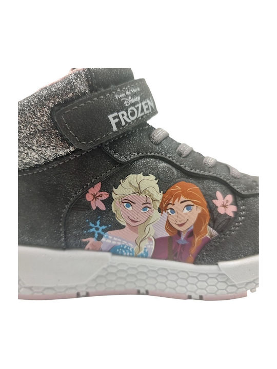 Ghete Copii cu Velcro Gri