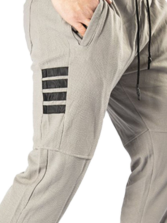 Sweatpants with Elastic Beige