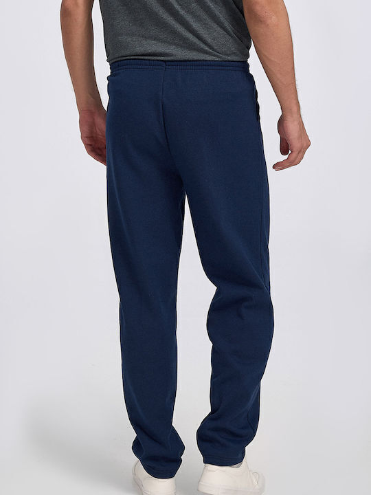 Primo Men's Sweatpants with Rubber Navy Blue