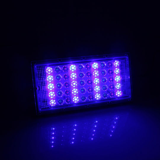 Super Slim Waterproof LED Floodlight 50W RGB with Remote Control IP66