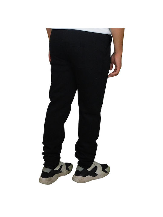 Pantaloni de trening cu Elastic Negru