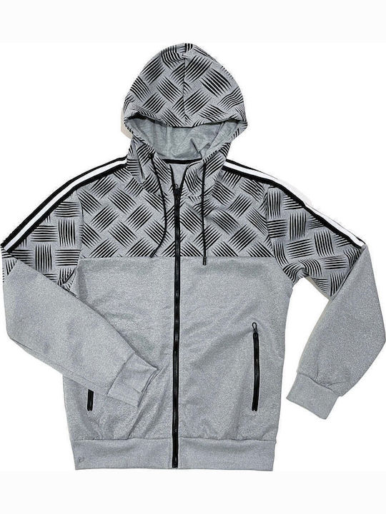 Trainingsanzug Glänzend mit Gummizug Gray