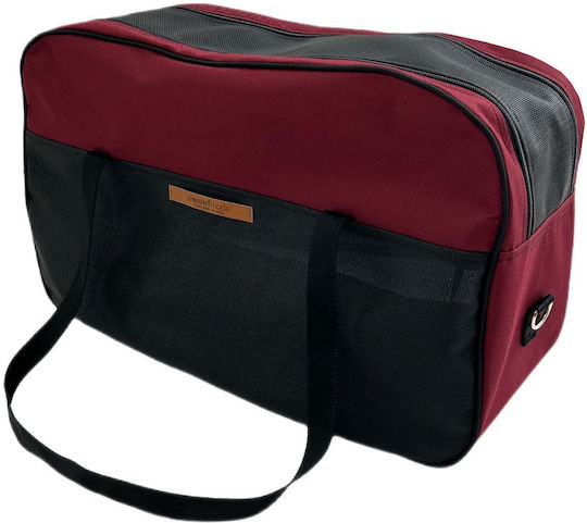Woofmoda Sac Voyage Αδιάβροχη Τσάντα Ώμου για Μεταφορά Σκύλου / Γάτας Μπλε Μ50xΠ32xΥ23εκ.