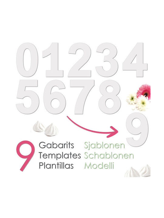 Scrap Cooking Plastic Pastry Stencils