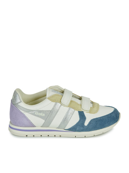 Daytona Kids Sneakers with Scratch Beige