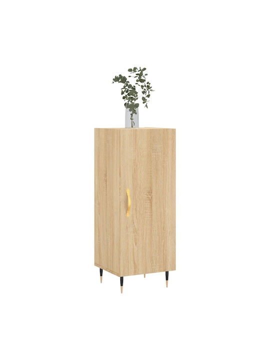 Office Storage Chipboard Cabinet Coffee L34.5xW34xH90cm