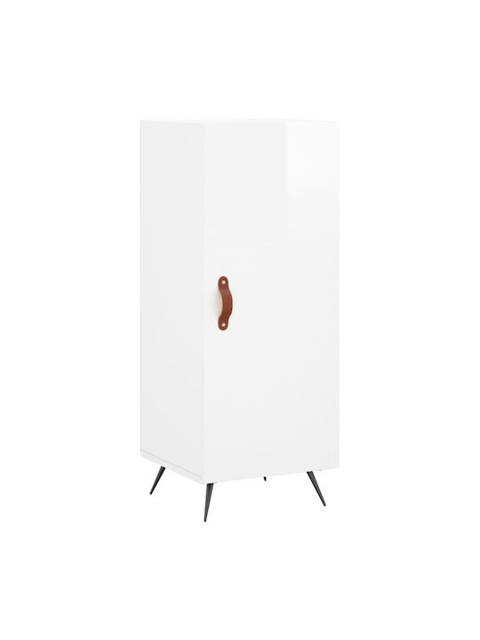 Office Storage Chipboard Cabinet White L34.5xW34xH90cm