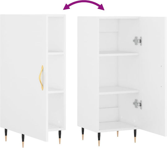 Kabinett Büro White 34.5x34x90cm