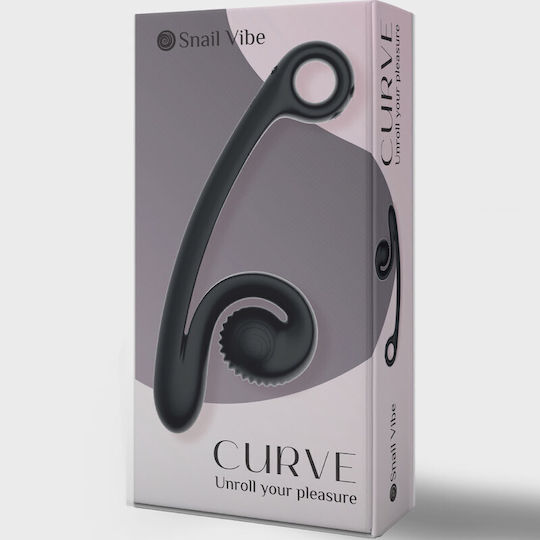 Snail Vibe Κλειτοριδικός Δονητής 14cm Μαύρος
