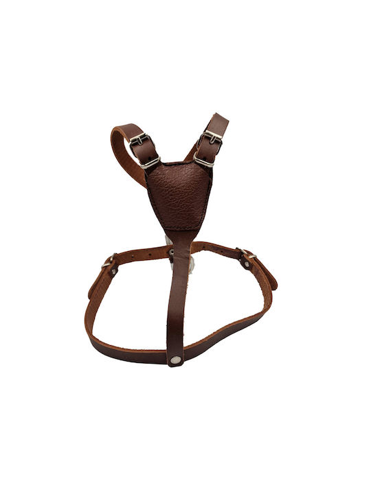 ByLeather Ham pentru câini Piele Maro Mici / Mare 7056-7059