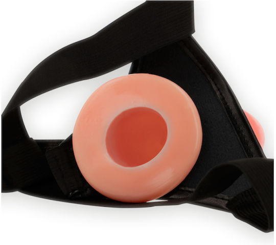 Intense Gurtzeug mit Dildo 18cm in Hautfarbe