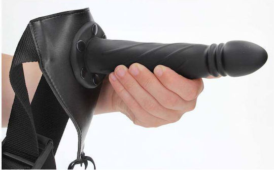 Shots Harness με Dildo σε Μαύρο Χρώμα