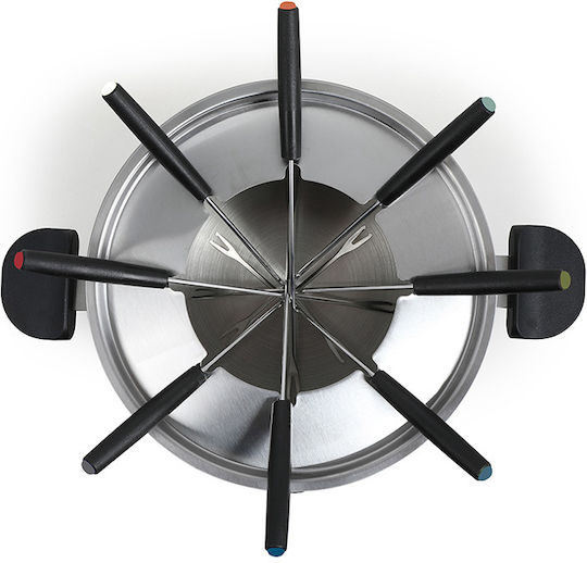 Livoo Vas pentru Fondue Electric Metalic Argintiu 1000WW 31x17x17buc