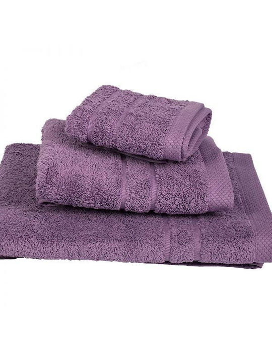 Le Blanc 3pc Bath Towel Set Combed 600gr Lila Weight 600gr/m²