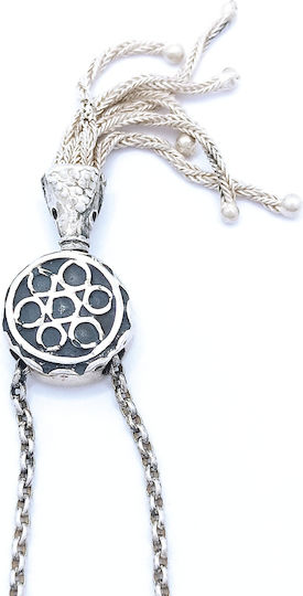 PS Silver Sorgenperlen aus Silber Länge 1cm mit Quaste Rot