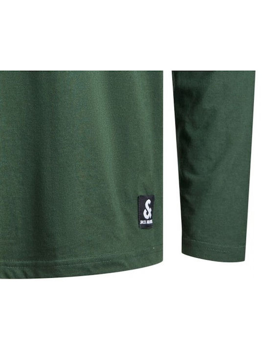 Jack & Jones Bluza Bărbătească cu Mânecă Lungă Verde