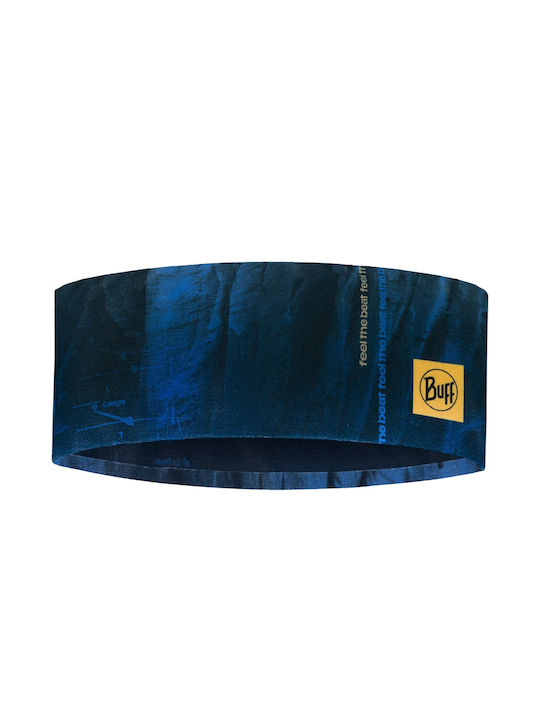 Buff Coolnet Uv Wide Спортна лента за глава Син