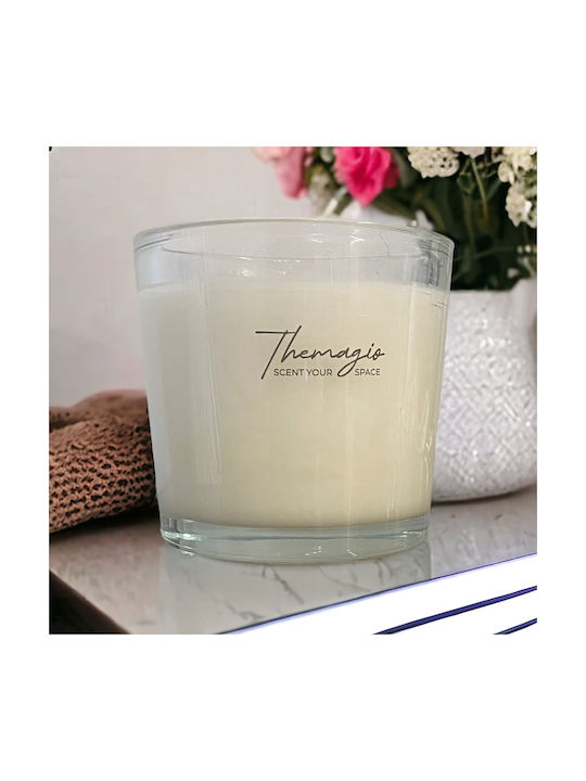Themagio Aromatic Soy Candle in a White Jar 700g 25550.7