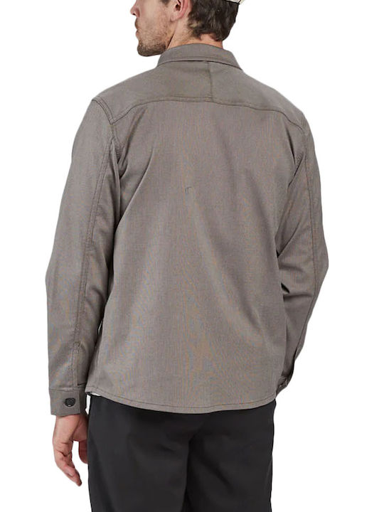 Clipper Long Sleeve Overshirt Beige