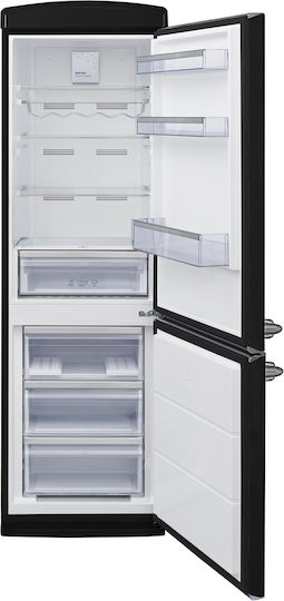 Opera Italiana Fridge-Freezer 331lt Total NoFrost H190.1xW60.5xD68.1cm Black OFRMC60N