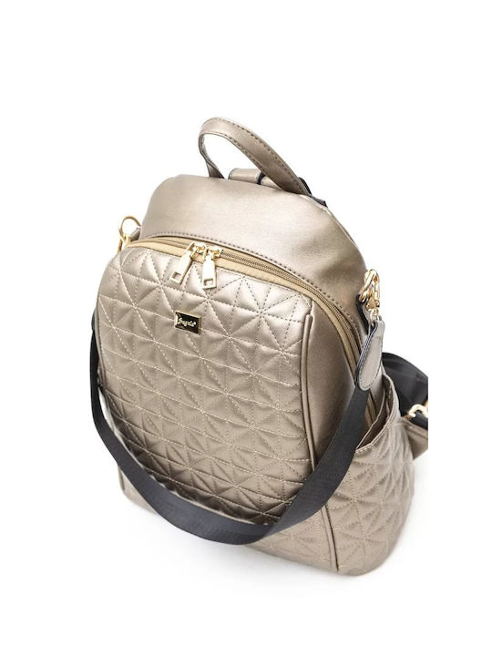 Fragola Damen Tasche Rucksack Bronze