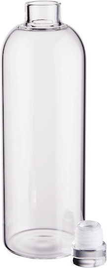 Butlers Flasche Wasser Glas mit Schraubverschluss Transparent 1000ml